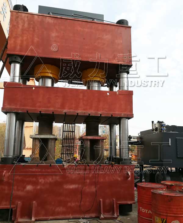 2000噸四柱液壓機-玻璃鋼風機外殼模壓機